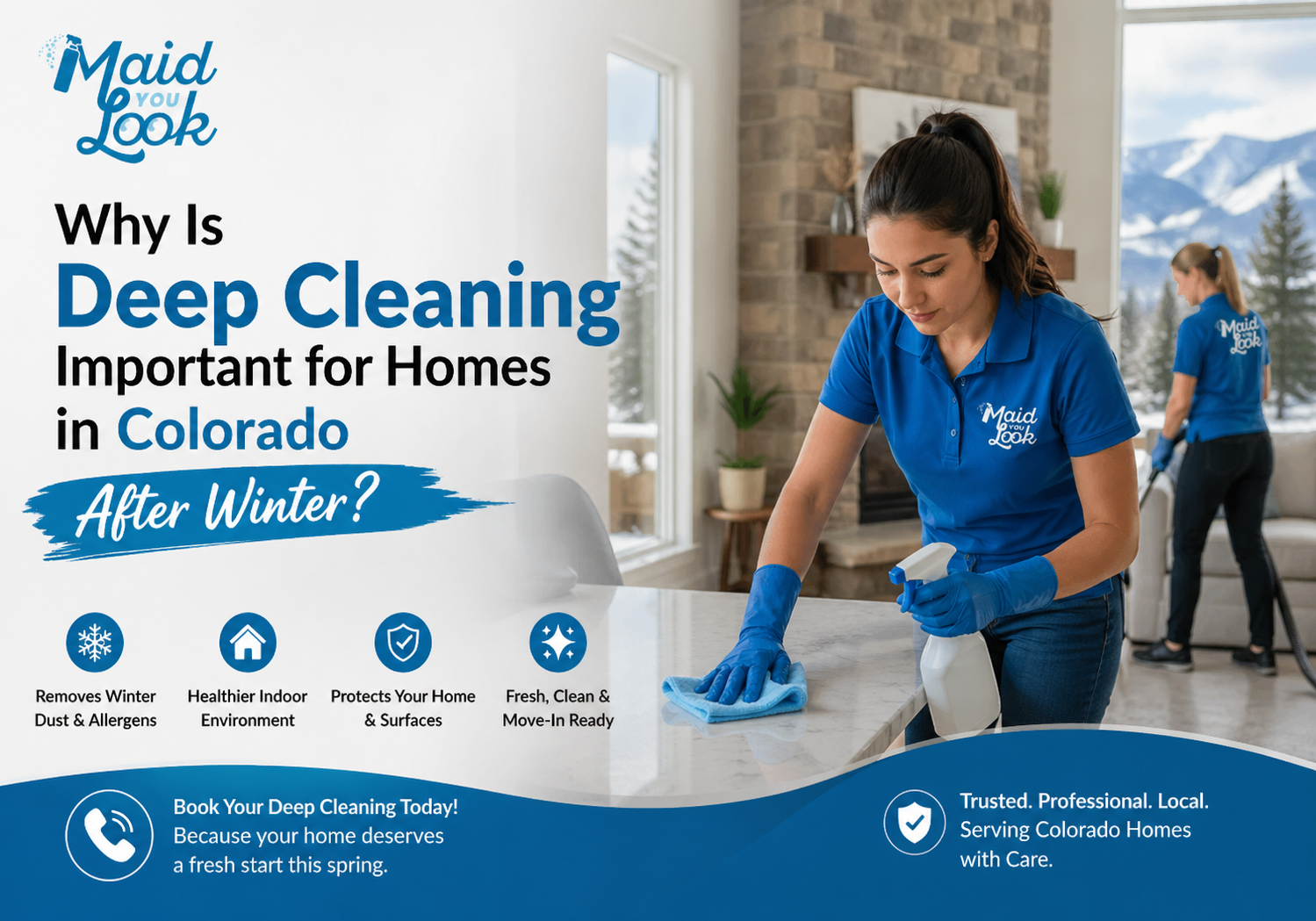 deep cleaning services Colorado home after winter