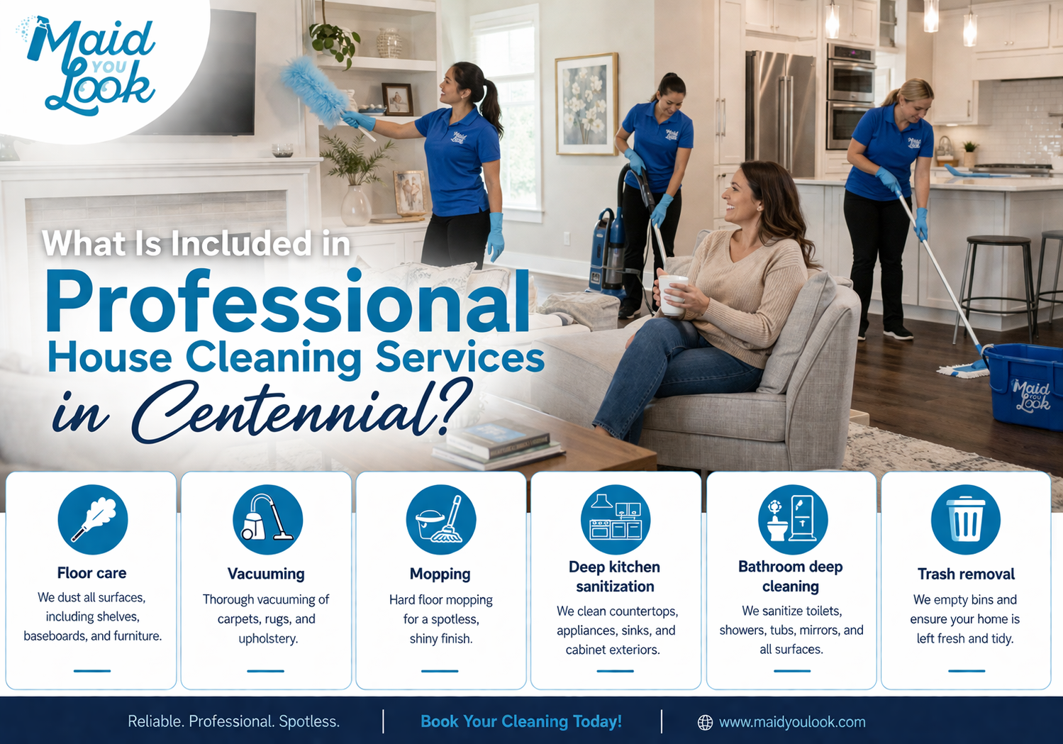 house cleaning services Centennial kitchen bathroom cleaning