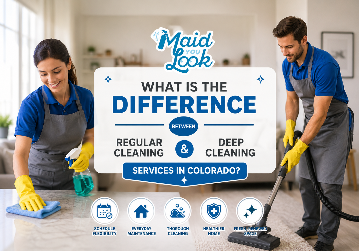 Deep Cleaning Services Colorado vs Regular Home Cleaning