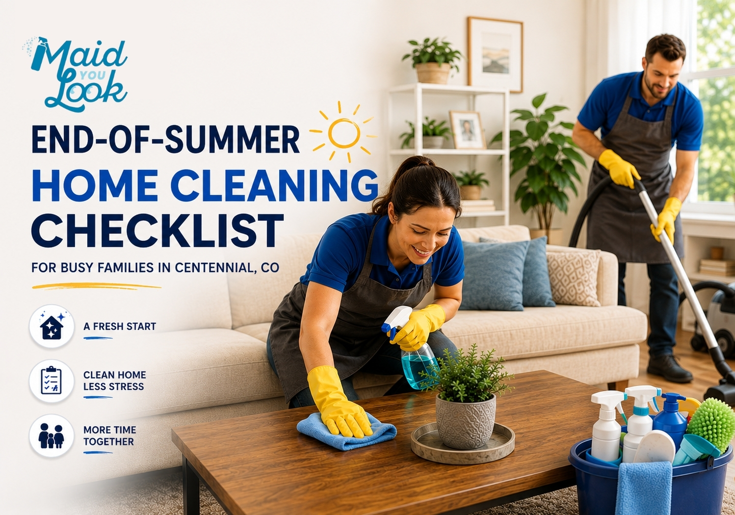 End-of-Summer Home Cleaning Checklist for Busy Families in Centennial, CO