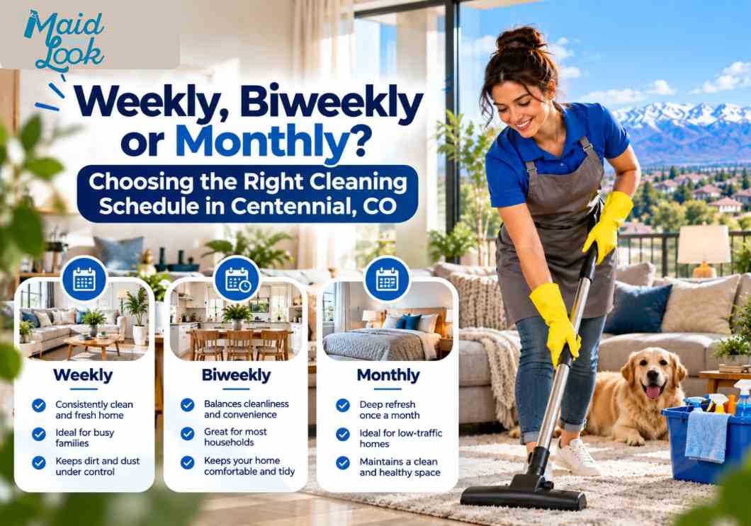 Weekly, Biweekly or Monthly Choosing the Right Cleaning Schedule in Centennial, CO