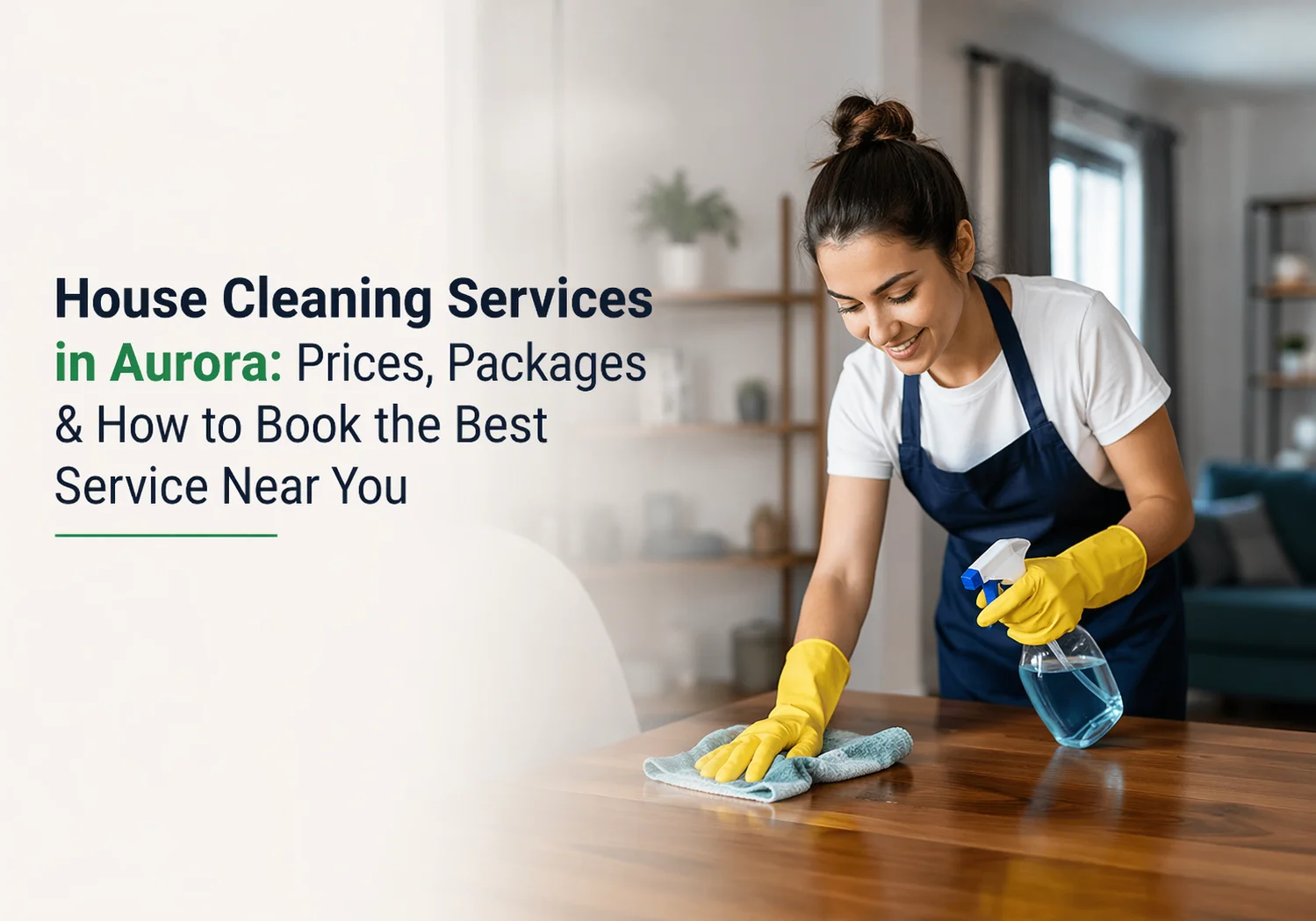 Same-day house cleaning service in Aurora by Maid You Look professionals