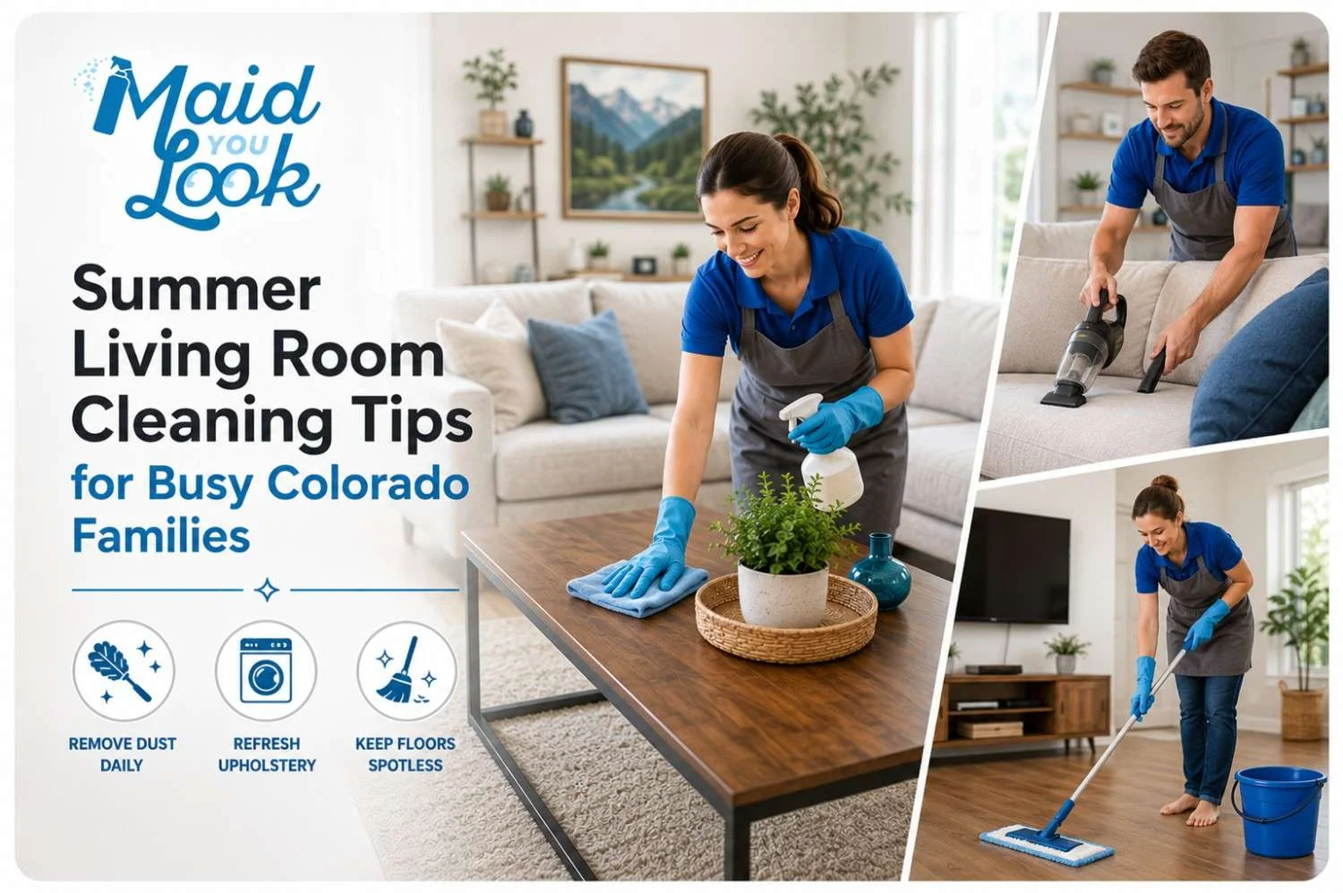 Summer Living Room Cleaning Tips for Busy Colorado Families